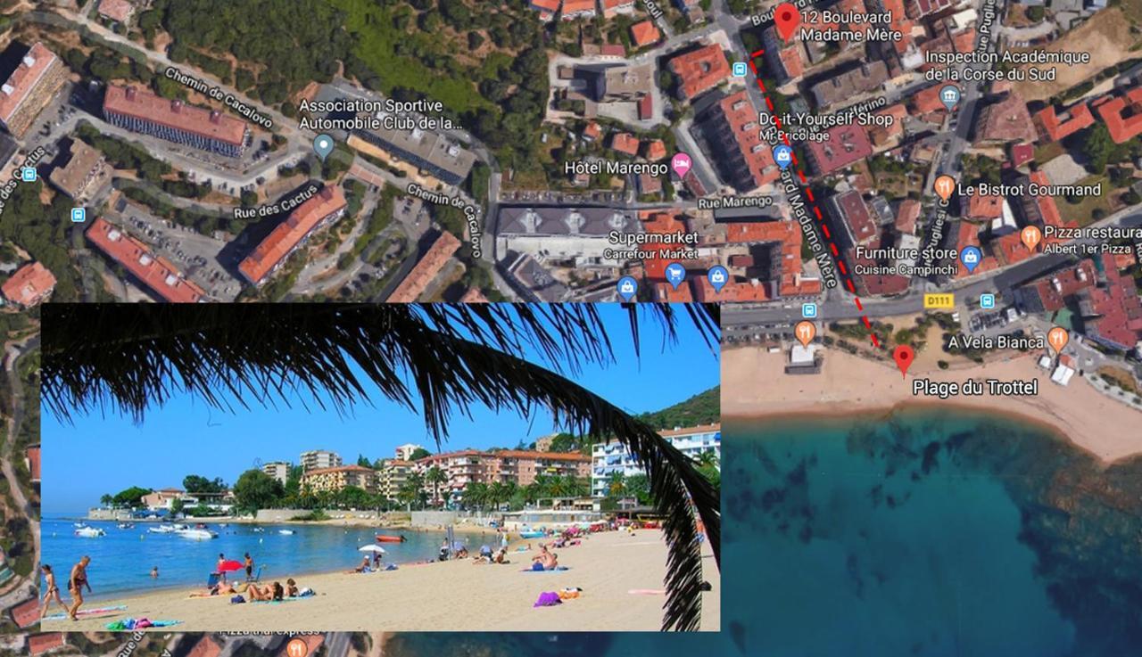 **** Mer Sea 1 A 8 Personnes 80M2 A 120M De La Mer **** Ajaccio  Buitenkant foto