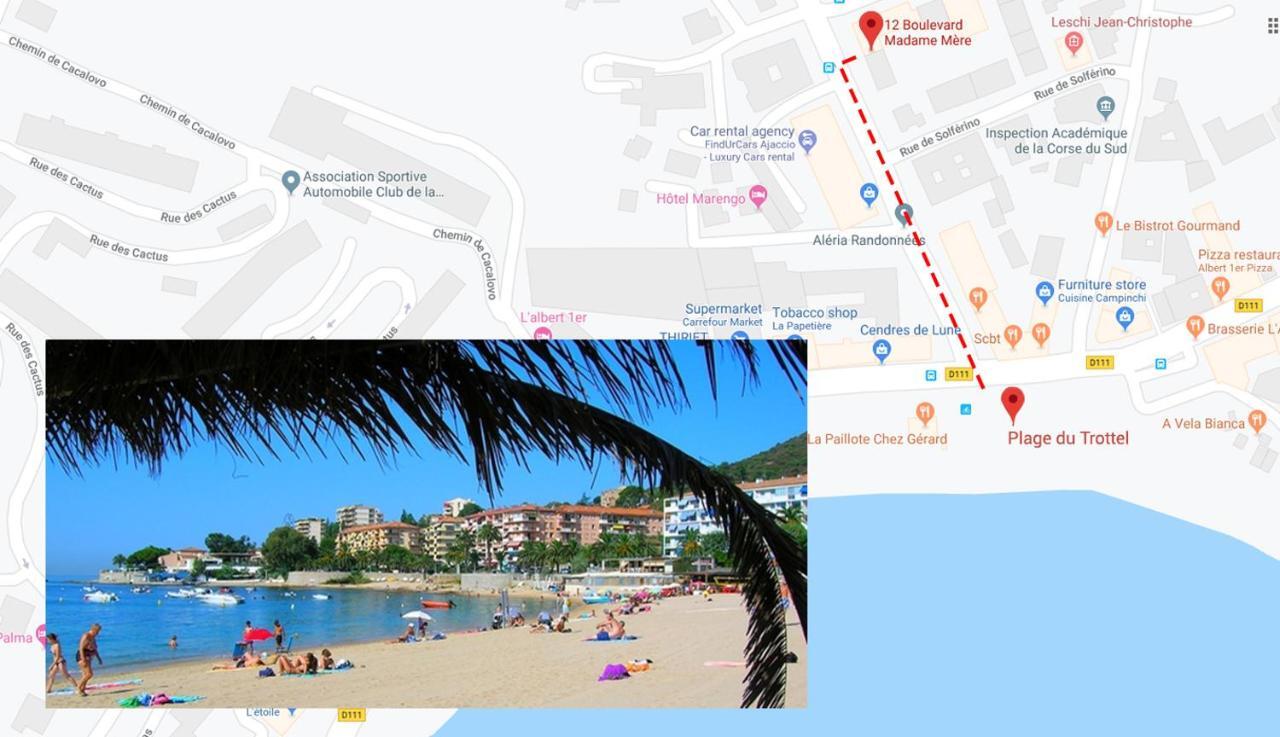 **** Mer Sea 1 A 8 Personnes 80M2 A 120M De La Mer **** Ajaccio  Buitenkant foto